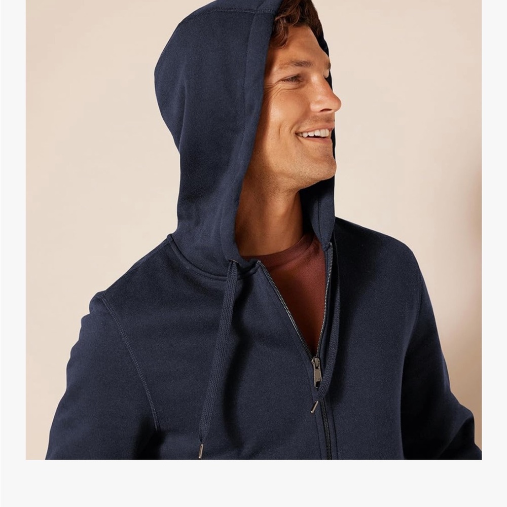 Amazon Essentials Navy Full-Zip Jacket - Picture 5 of 6